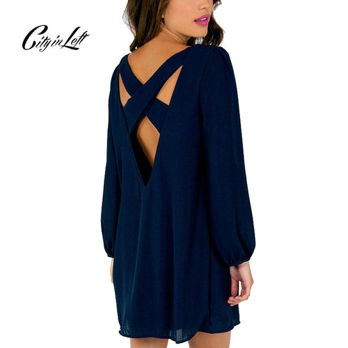 Summer Casual Dress Long Sleeve