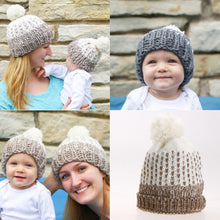 2Pcs Set Mom and Me Matching Knitted Hats