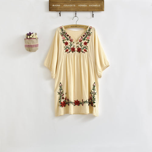 Vintage Ethnic Floral dress