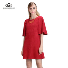 Lotus butterfly sleeve dress