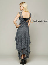 Irregular style lace dress