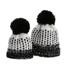 2Pcs Set Mom and Me Matching Knitted Hats