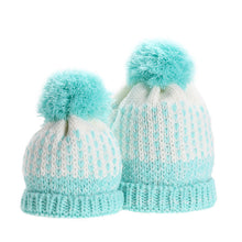 2Pcs Set Mom and Me Matching Knitted Hats