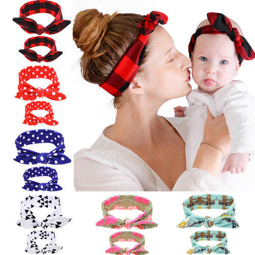 2pcs set bow knot head bands